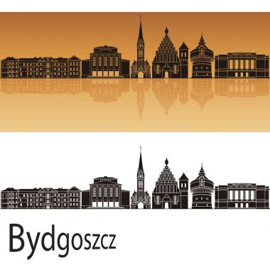 Bydgoszcz manzarası turuncu