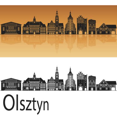 Olsztyn manzarası turuncu 