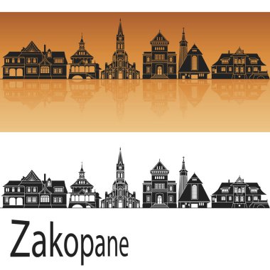 Zakopane manzarası turuncu 