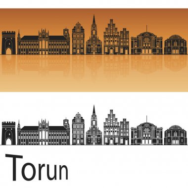 Torun manzarası turuncu 