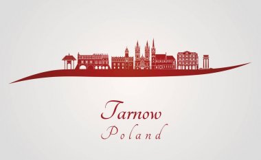 Tarnow manzarası kırmızı