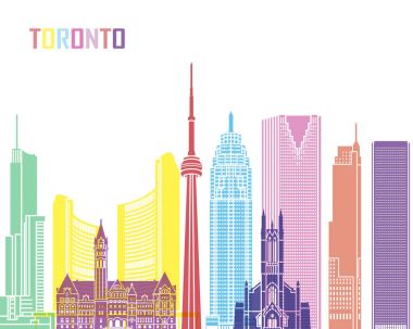 Toronto manzarası pop
