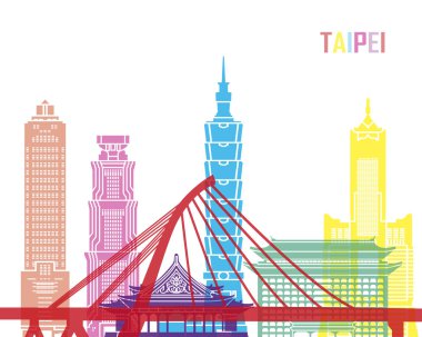 Taipei manzarası pop