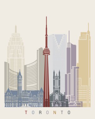 Toronto manzarası poster