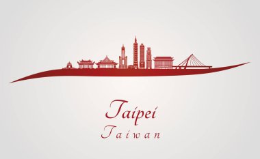 Taipei V2 manzarası kırmızı