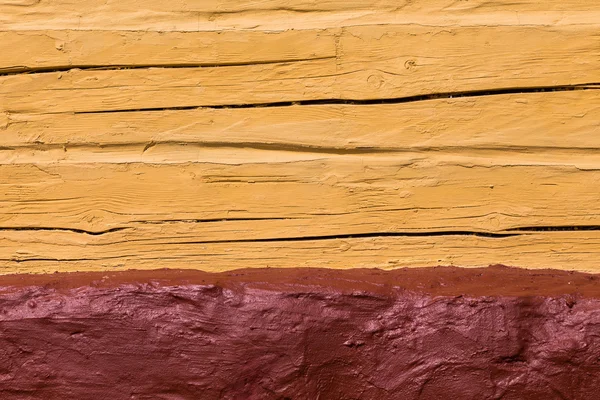 The structure of the plaster in yellow anddark red — Stock Photo, Image