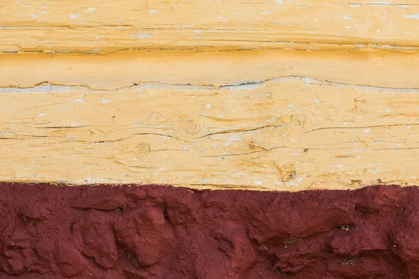 The structure of the plaster in yellow and dark red — Stock Photo, Image