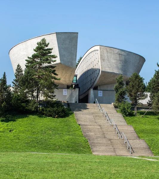 Banska Bystrica Slovakia August 2015 Modern Building Museum Slovak National — Stock Photo, Image