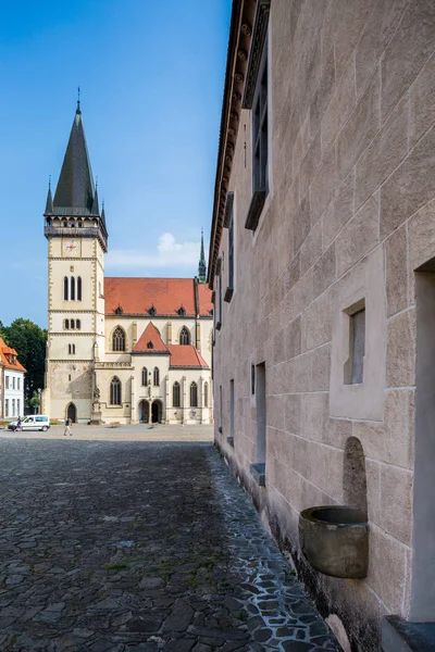 Бардейов Словаччина Серпня 2015 Базиліки Святого Йосипа Найдорогоцінніший Пам Ятник — стокове фото