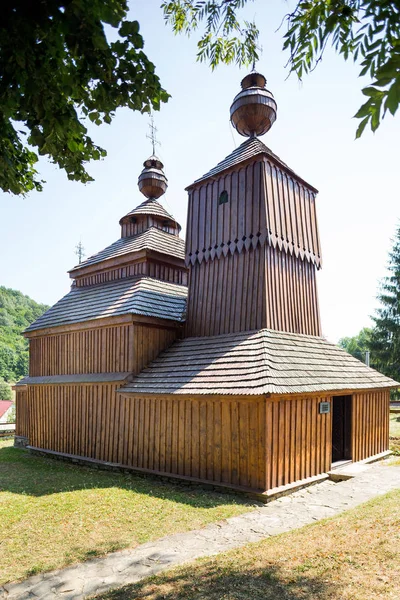 Bodruzal 斯洛伐克 斯洛伐克最古老的木制东正教教堂之一 Nikolas — 图库照片