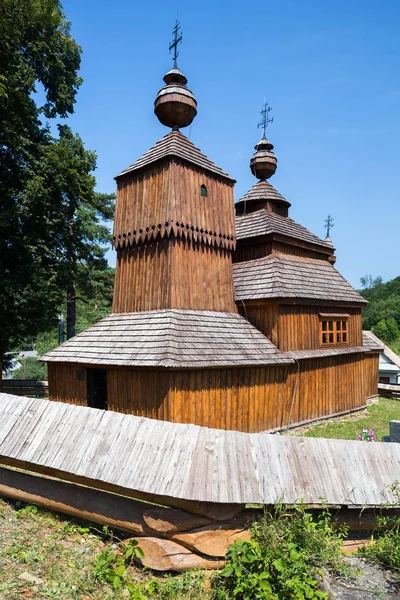 Bodruzal Slovakia One Oldest Wooden Orthodox Churches Slovakia Nikolas Church — Stock Photo, Image