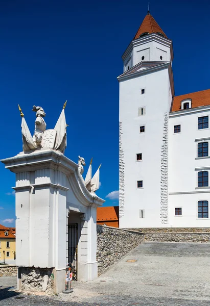 Bratislava Slovacchia Agosto 2015 Castello Monumentale Bratislava Edificio Più Famoso — Foto Stock
