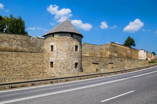 Levoca Slovakia August 2015 Fortification Wall Surrounding Oldest Part City — Stock Photo, Image