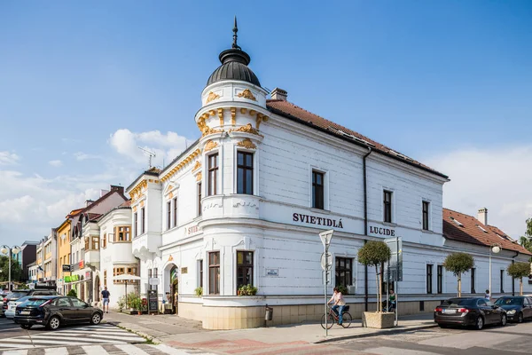 Nitra Slowakije Augustus 2015 Pezinok Slowakije Een Van Huizen Van — Stockfoto