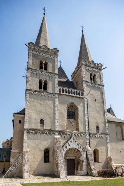 Spisska Kapitula, Slovakya. 11 Ağustos 2015 Slovakya'da bir Katedrali St Martins Cathedral (Spissk Kapitula) olduğunu. Bu Spisska Kapitula şehir bulunur ve SPI piskoposluk bölgesi katedral kilise.