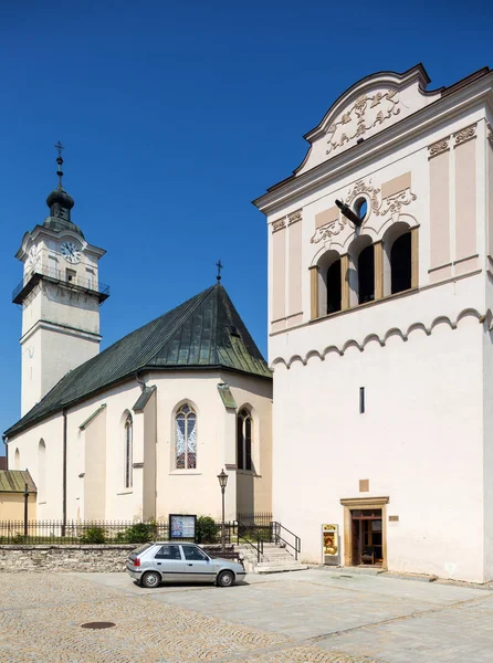 Spišské Sobotě Slovensko Srpna 2015 Kostel Svatého Jiří Sahá Střední — Stock fotografie