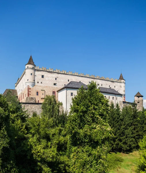 Zwoleń Słowacja Sierpnia 2015 Zamek Zwoleński Zamek Zvolensky Zamek Zwoleński — Zdjęcie stockowe