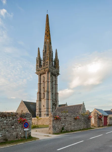 Igreja Marie Goulven Goulve Finistere Bretanha França — Fotografia de Stock