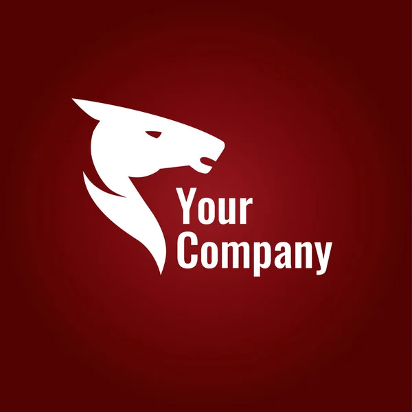 Pferdekopfsilhouette. Logo Design Vektorvorlage. Logo Emblem Symbol. Symbol für Finanzunternehmen, Anwalt, Logistikunternehmen. — Stockvektor