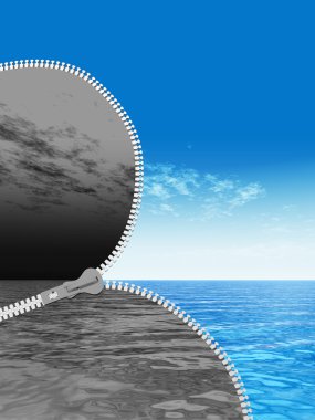  kavramsal soyut fermuar