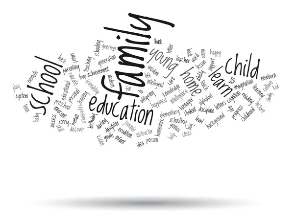 Educação Word Cloud — Fotografia de Stock