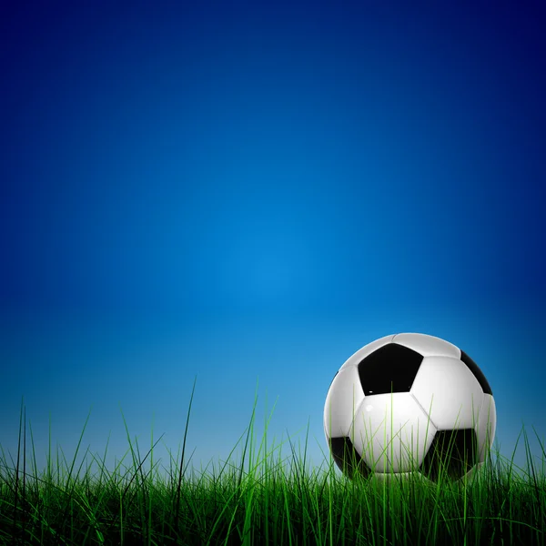 Bola de fútbol conceptual — Foto de Stock