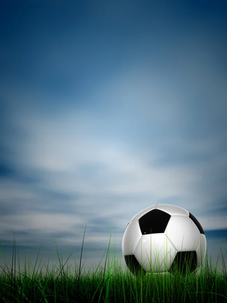 Ballon de football conceptuel — Photo