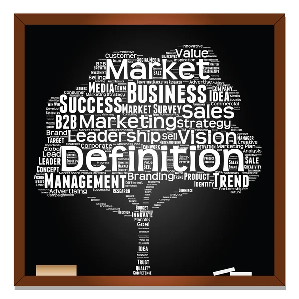 Marketing, business word cloud — Stockfoto