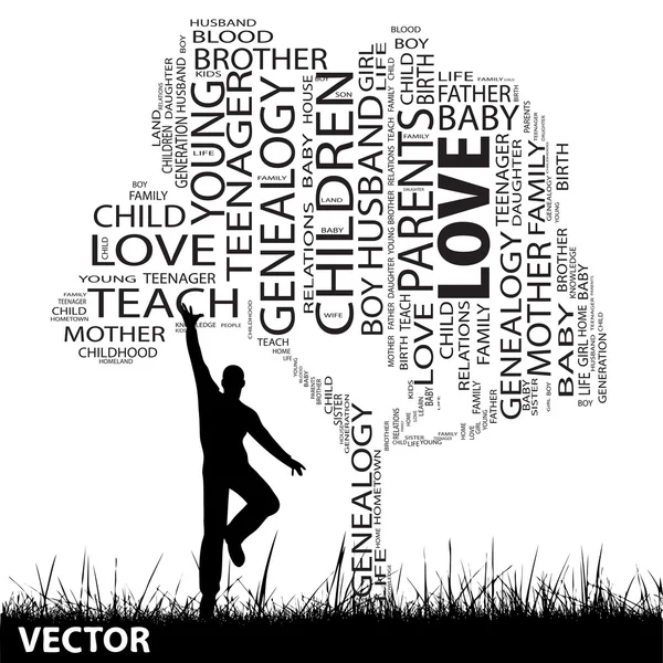 Educação Word Cloud — Vetor de Stock