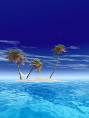 Kavramsal izole egzotik ada 