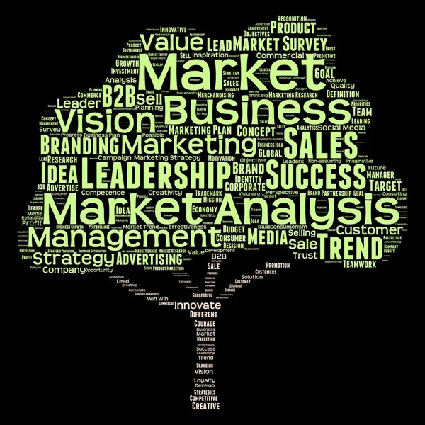 Marketing words cloud — Stock Photo, Image