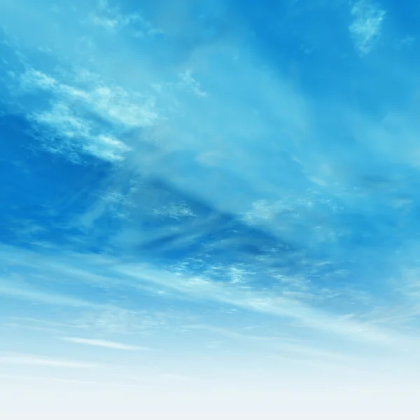 Natural sky with white clouds — Stock Photo, Image