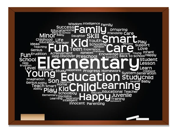 Education, family abstract word cloud — Stock Photo, Image