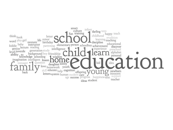 Educación Word Cloud —  Fotos de Stock