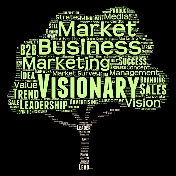 Marketing words cloud — Stock Photo, Image