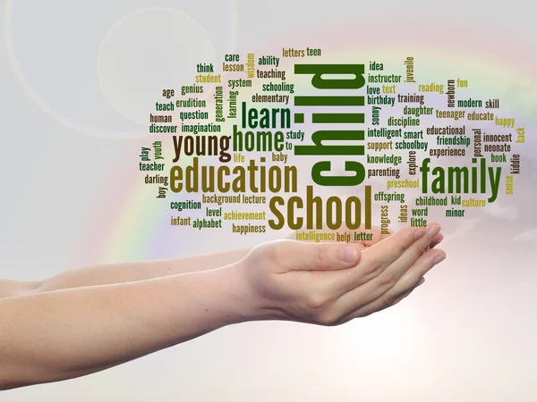 Educación Word Cloud —  Fotos de Stock