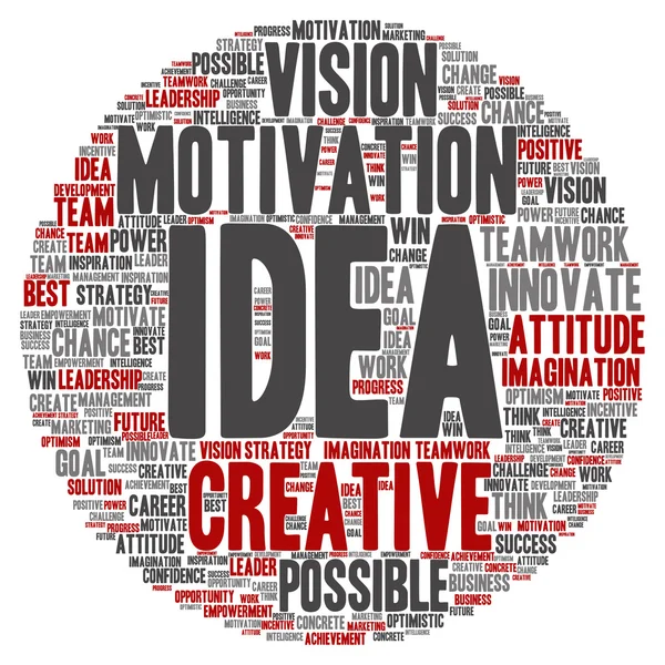 Creatieve Business Word Cloud — Stockfoto