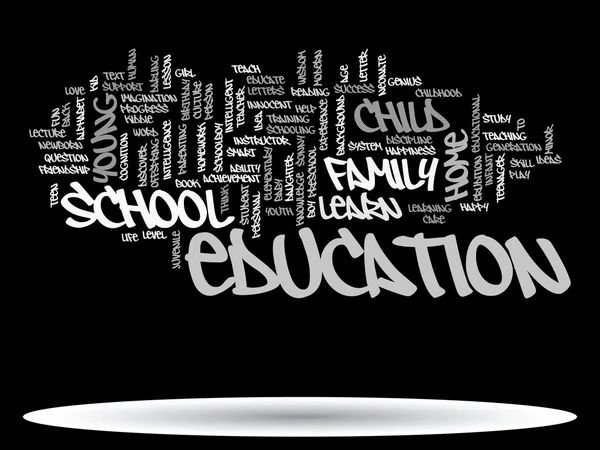 Educación Word Cloud —  Fotos de Stock