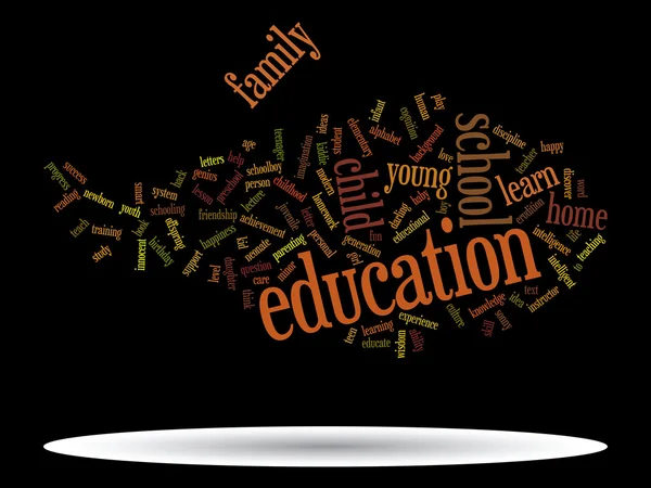 Educación Word Cloud — Foto de Stock