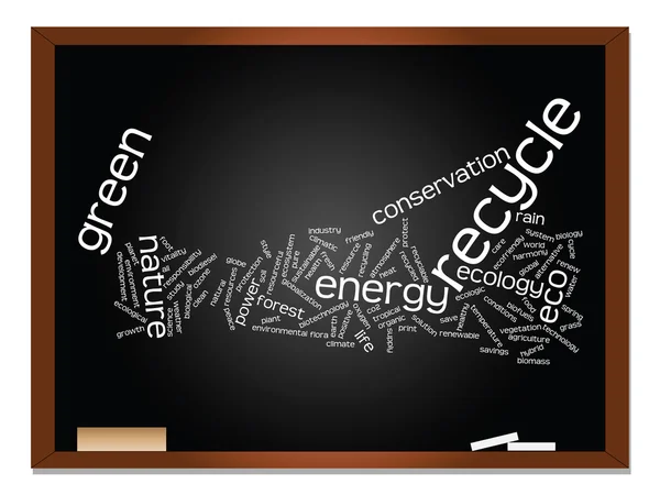 Ecology, conservation word cloud text — Stock Photo, Image