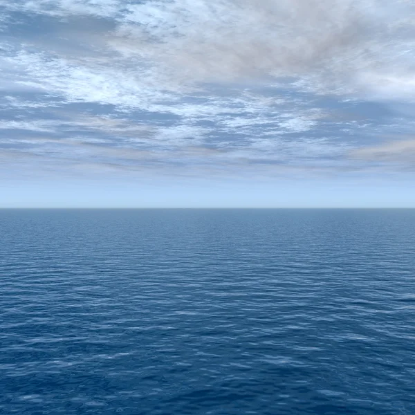 okyanus su dalgaları ve gökyüzü 