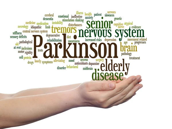 Parkinsons sjukdom Word Cloud — Stockfoto