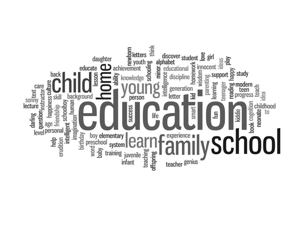 Educação Word Cloud — Fotografia de Stock