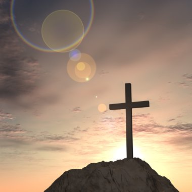 din sembolü şekil cross 