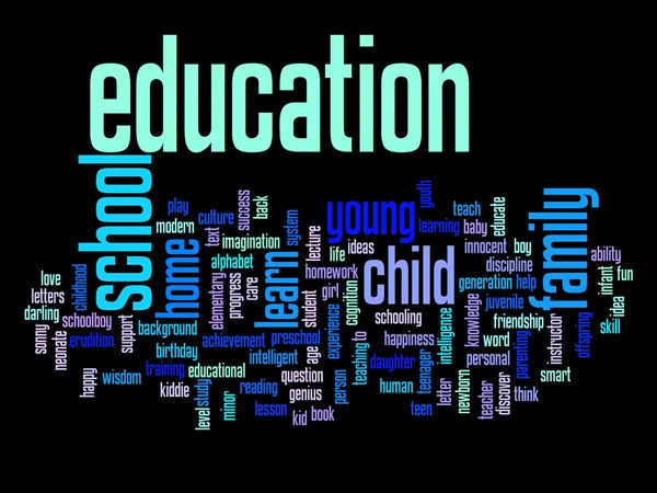 Образование Word Cloud — стоковое фото