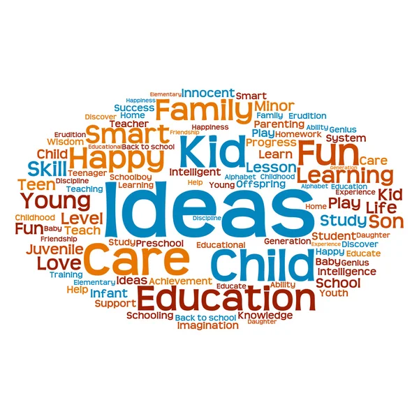 Educación Word Cloud —  Fotos de Stock