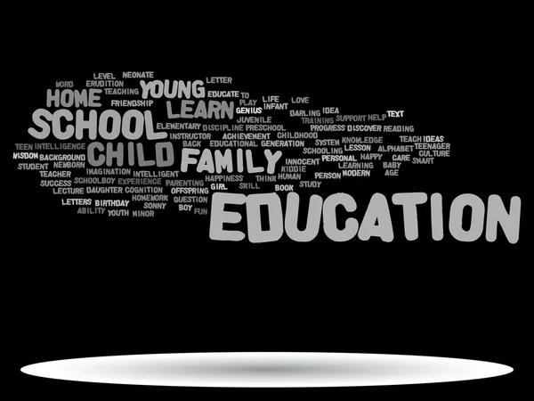 Educação Word Cloud — Fotografia de Stock