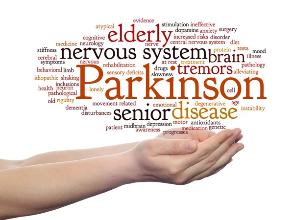 Enfermedad de Parkinson Word Cloud — Foto de Stock