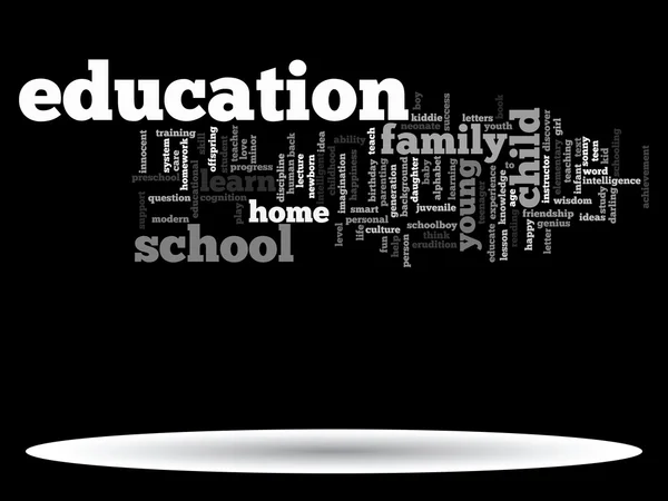 Educação Word Cloud — Fotografia de Stock