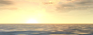 su ve dalgalar deniz manzarası 